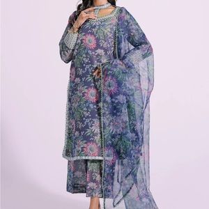 Ethnic PK 3 Piece Embroidered Suit